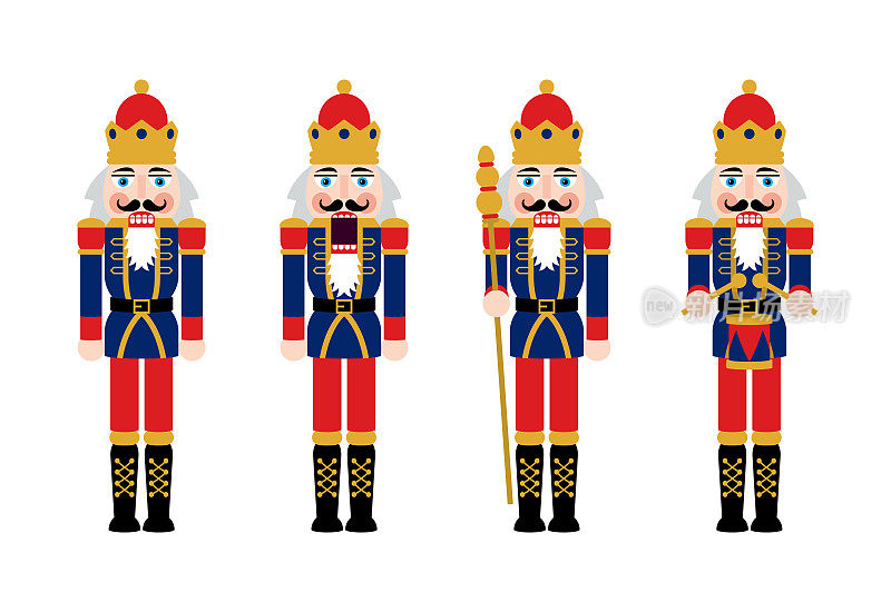 Christmas Nutcracker Figures - Toy Soldier Doll Decorations